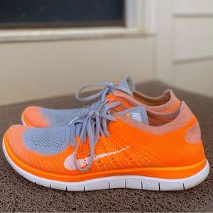Nike free 4.0 orange - size 11